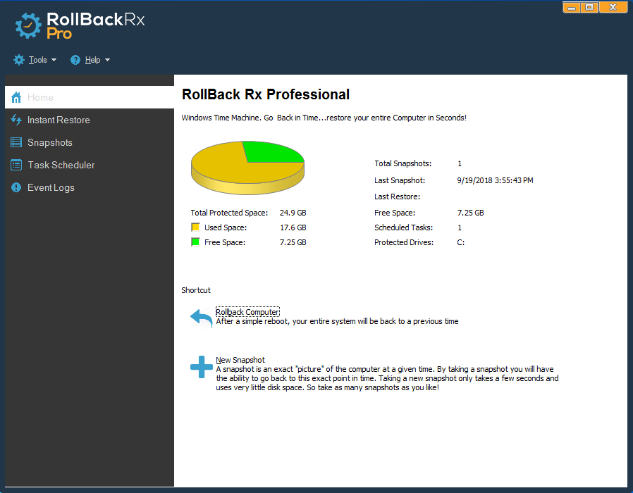 RollBack Rx Professional | Horizon DataSys Corporation Horizon DataSys  Corporation