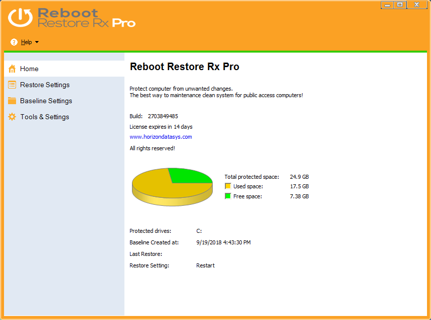 reboot restore rx