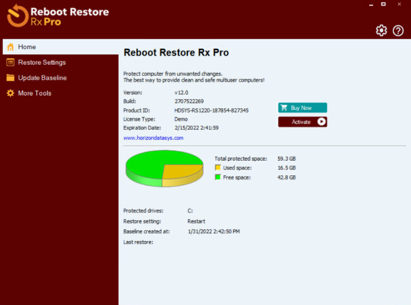 reboot restore rx