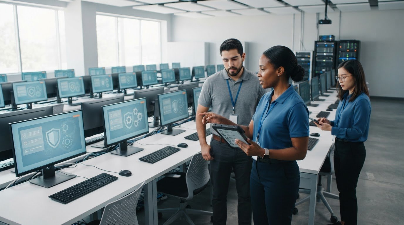 Computer lab baseline management for secure, easier upkeep